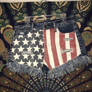 american flag shorts